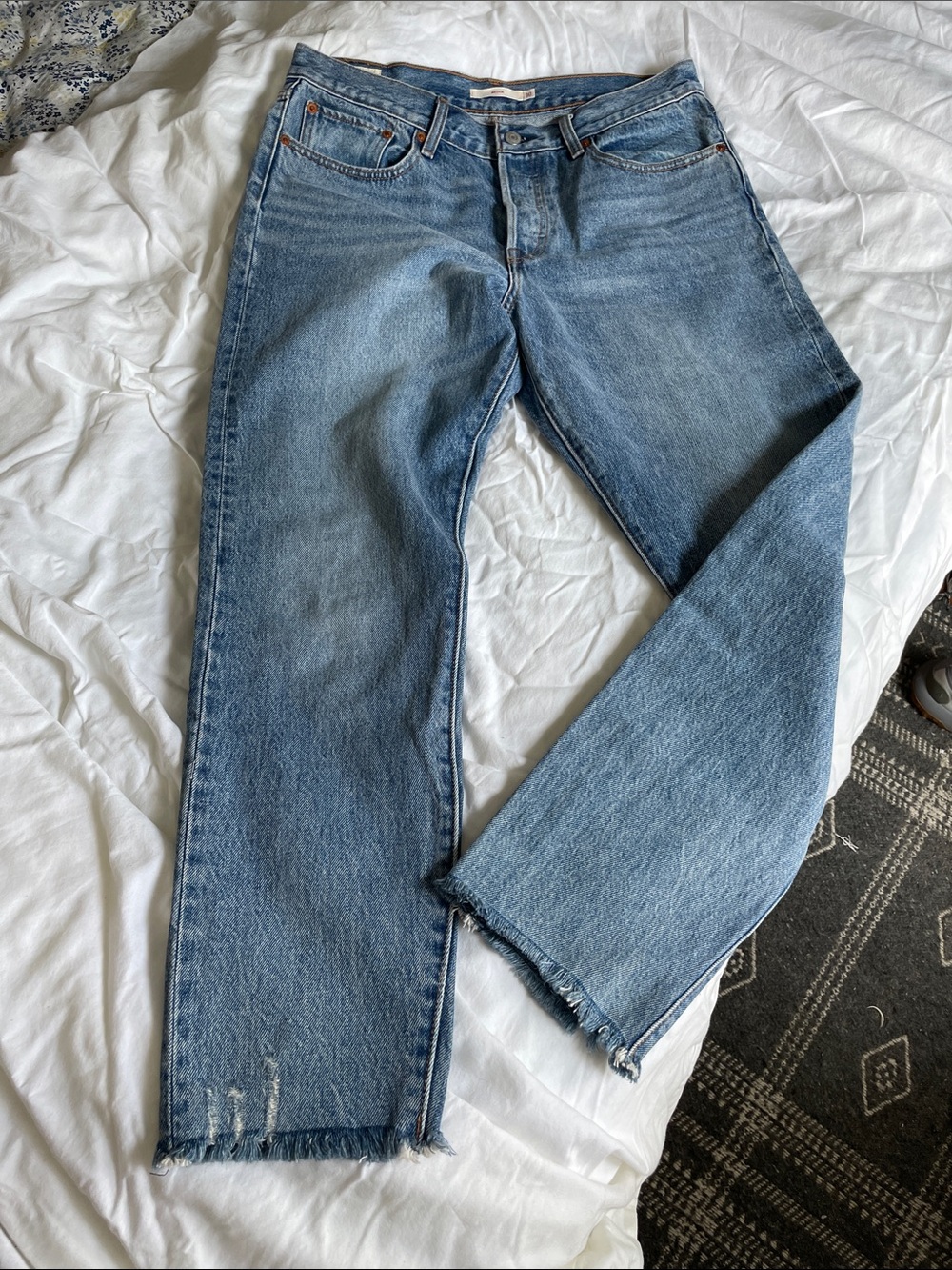 Levi's Light Blue Denim Wedgie Jeans